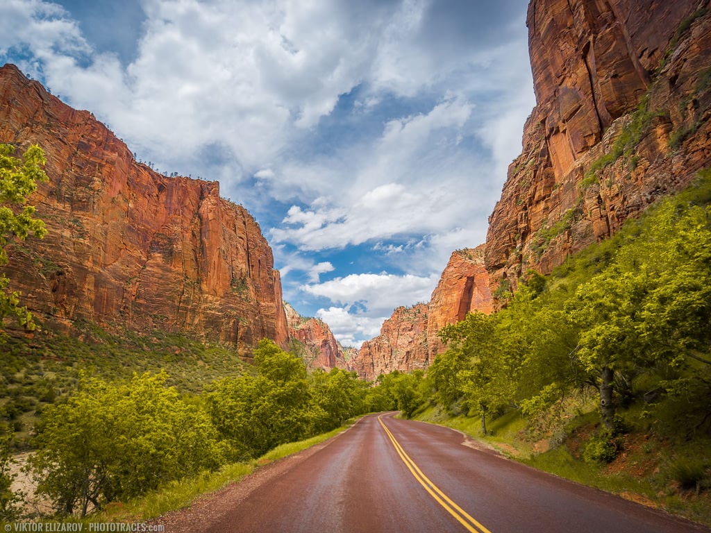 Zion Canyon Scenic Drive (Utah) PhotoTraces